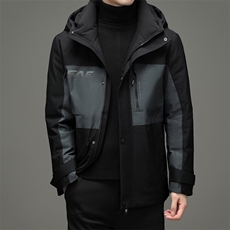 羽绒服男2023年冬季新款连帽时尚休闲百搭保暖外套ZELD9829-P325，男装羽绒服，电商B212（原钱塘6029）