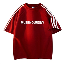 酒红拼白织带