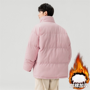 情侣面包服潮牌棉服男女加厚冬季外套轻薄防寒服棉袄M0812-P75图片