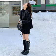 灰色小香风毛呢羽绒服半身裙套装B82-P255-K373，女装套装/套裙，浙宝191（原浙宝008）