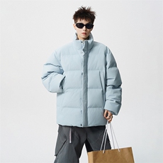 现货高品质美式冬季重磅三防加绒加厚羽绒棉衣立领厚外套棉服，男装棉衣，电商A486-1