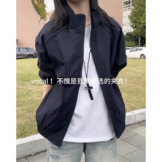 现货美式休闲加厚雪山棉衣夹克外套立领纯色三防户外工装棉服，男装夹克，电商A486-1