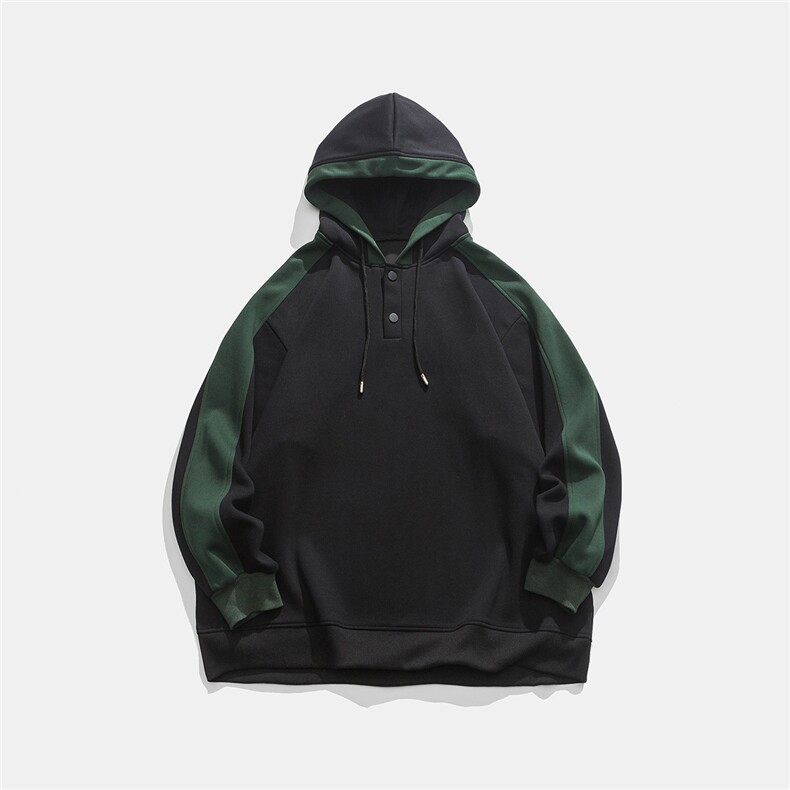 光板得物\唯品\抖音二开320G华棉拼色连帽卫衣B760P55,男装卫衣,电商A247B
