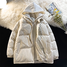 冬季加厚假两件棉衣男连帽潮流休闲棉服棉袄潮流A266-WT08-P65，男装棉衣，电商A266