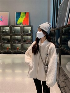 休闲羊羔毛外套,其它,M.W 嫚维