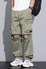 美式冰丝速干休闲裤男户外机能风可拆卸拉链拼接工装裤K0015-P60，男装休闲裤，电商D215