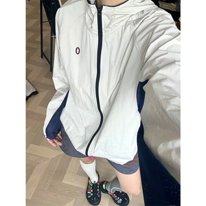 网图 原版高品质户外网眼拼接透气速干连帽防晒衣男女 A718-P60,男装防晒衣,星座1505