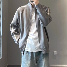 针织开衫男潮流秋冬男士2025新款休闲高级感休闲毛衣MZ817-P67，男装针织衫/毛衣，星座412-3