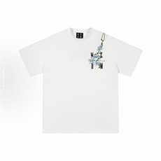 现货纯棉万针刺绣短袖ZX0295-P35，男装T恤，星座313A(原308A-2)