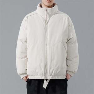 现货冬季美式休闲加厚雪山外套夹克立领纯色三防户外工装棉服图片