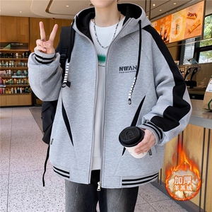 1506-1/MW71R1/P62青少年加绒保暖外套冬季新款棉衣外套男女同款