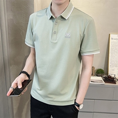 数据款Polo衫时尚刺绣男款短袖青春流行T恤DS-A329-PL2037-P50，男装T恤，电商A329