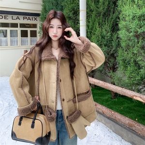 25冬新款皮毛一体棉服5557-P225-K338图片