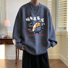 半高领毛衣男大码胖子针织衫毛线衣M18447-P45加绒款-P65，男装针织衫/毛衣，电商A040