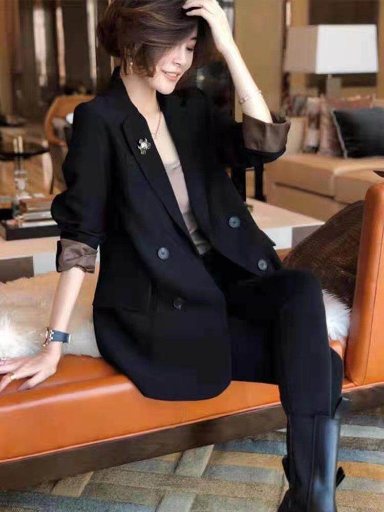 秋款拼色外套，其它，忠杭阁