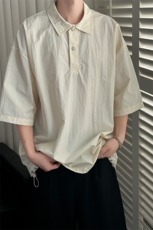 2025现货短袖T恤设计感宽松休闲打底上衣A351-AT2565-P45，男装T恤，电商A351