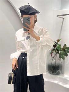 碎花一字肩上衣图片
