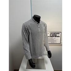 现货街头百搭鱼骨纹亨利领重磅松弛感秋季长袖T恤TX01/TP20，男装Polo衫，电商B318