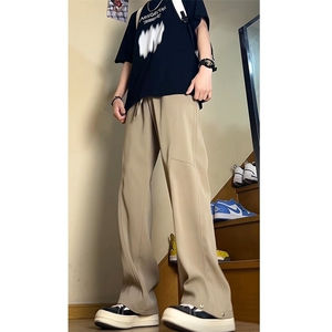 直播得物 大码宽松夏季冰丝裤休闲裤西裤 K35 特批35图片