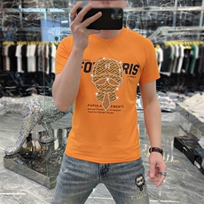 新款时尚高端精品欧货夏季男T恤短袖潮流抖音A227B-A-723-P48，男装T恤，电商A227B（原钱塘4066-1）