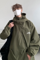 8XL-M特大码春季Cityboy宽松冲锋衣夹克男女上衣外套男JK1310P85，男装夹克，电商D206-1