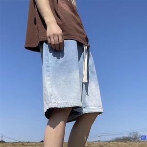 美式休闲渐变短裤男夏季薄款日系潮牌五分中裤宽松子KK220-P35图片