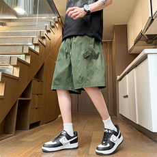 现货夏季工装短裤男ins潮牌休闲百搭潮流痞帅五分裤D02513-P43，男装牛仔裤，星座308B-2