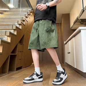 现货 夏季工装短裤男ins潮牌休闲百搭潮流痞帅五分裤D02513-P43图片