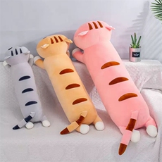 皮皮乐园毛绒玩具 趴猫抱枕
