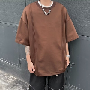 短袖t恤男装潮牌潮流超火宽松上衣服春夏季美式体恤图片