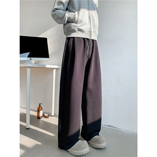 宽松弯刀裤垂感休闲裤男长裤弹力运动裤KD663-P50，男装休闲裤，电商D312-1