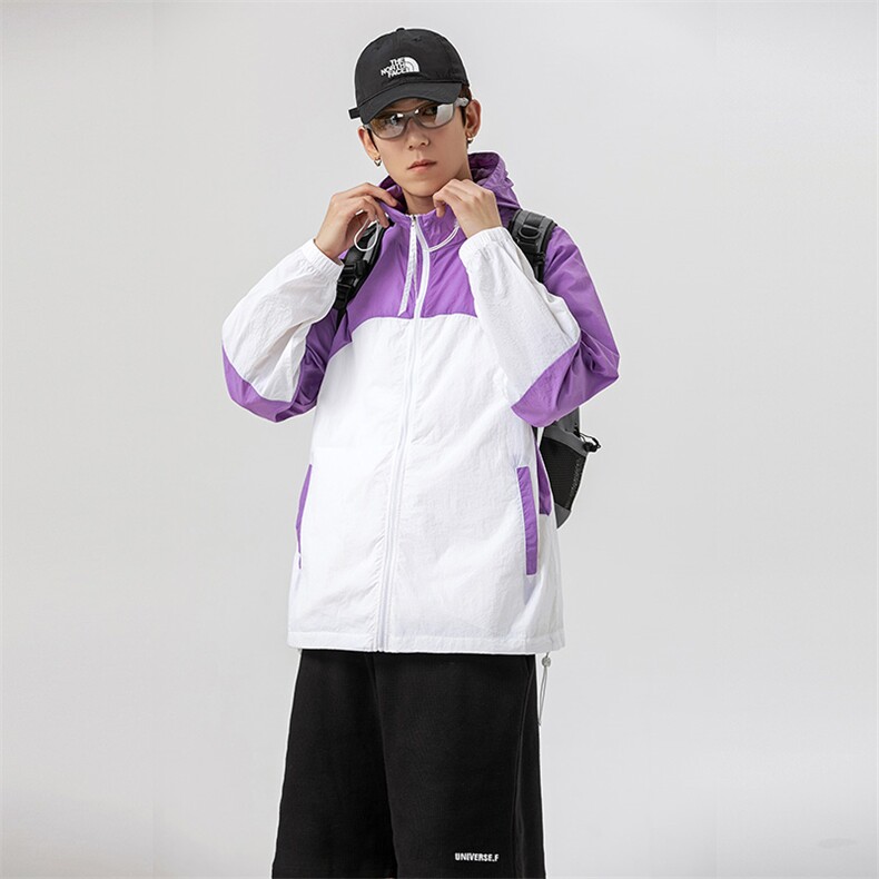 F710P58防晒指数50+薄款宽松大码港风防晒衣夹克皮肤衣，男装防晒衣，星座1204-3