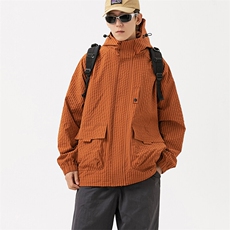 秋季户外连帽夹克男外套男女同款DSA157B-JK7811-P75，男装夹克，电商A157B