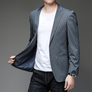 X2212钱塘2020-2春秋款新款合身中青年男士时尚休闲简约西服P150图片