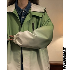 2025中性山系防水冲锋衣渐变色夹克男：聚酯纤维Jk77088P85控，男装夹克，星座227-7