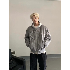飞行员夹克棉服外套男冬季加厚潮牌宽松情侣工装棒球上衣M8057，男装夹克，星座1116A（原606A-3）