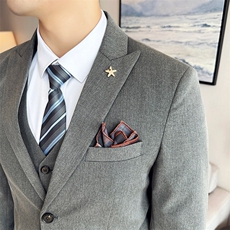 2025新款男装商务休闲西服三件套2205-P220，男装西服，星座311B