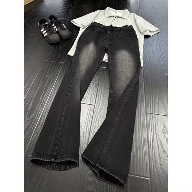 微喇牛仔裤男直筒新美式高街长裤513ACK2588加绒P45常规款P37，男装牛仔裤，星座513A