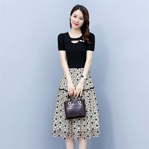 今年流行减龄一整套穿搭时尚裙女半身裙夏季2025新款，女装连衣裙，布芭啦