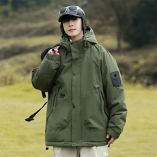 新款棉服石墨烯内里连帽加厚冬装情侣装韩版宽松棉袄MY8852-P105，男装棉衣，电商A128