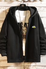 KS21089-P38连帽开衫卫衣男运动外套大码班服砖墙挂拍，男装卫衣，电商A040A