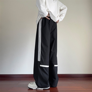抖音品质户外机能防水三条杠宽松冲锋裤B315-K145-特p35控68