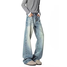 1506-1/K84221/P48港风潮男个性字母牛仔裤嘻哈ins潮高街潮帅长裤，男装牛仔裤，星座1506-1