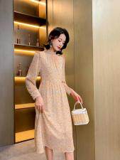 【现货】2021年春季流行时尚女装新款修身连衣裙，女装连衣裙，荷塘月色