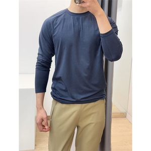 高品 磨毛运动长袖T恤打底衫男女跑步衫吸湿保暖透气 A1343-P45图片