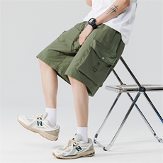 夏季重磅工装冰凉速干五分短裤潮流休闲裤A436-5259-P4568，男装牛仔裤，电商A436