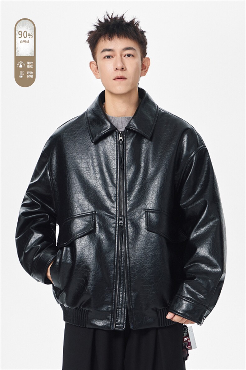 2025冬季新款港风无影墙大码90%白鸭绒羽绒服M-4X6602-特P259,男装羽绒服,电商A022