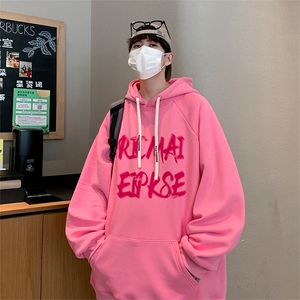 已注册港风重磅华棉得物抖音直播高品质宽松休闲连帽卫衣W5217P40图片