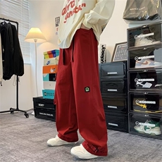 男秋季新款港风休闲裤飘带工装裤ZA03P40，男装休闲裤，星座1116-2