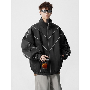 可二开机能防寒棉服M-5XL大码涤纶棉服男白底78176P138控198图片